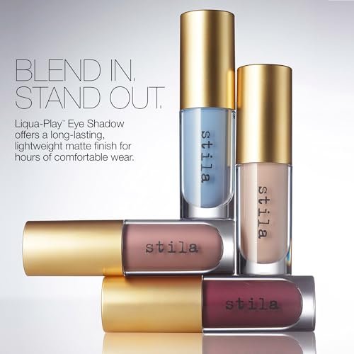 stila Liqua Play Liquid Eye Shadow - Long-Wear Matte Cream Eyeshadow, Purple Peep Matte, 0.15 Fl Oz - görsel 7