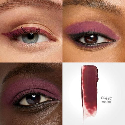 stila Liqua Play Liquid Eye Shadow - Long-Wear Matte Cream Eyeshadow, Figgy Matte, 0.15 Fl Oz