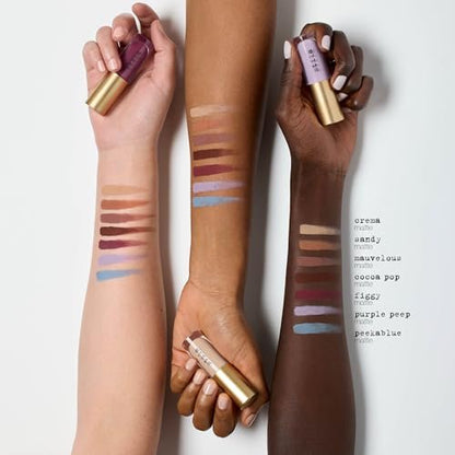 stila Liqua Play Liquid Eye Shadow - Long-Wear Matte Cream Eyeshadow, Figgy Matte, 0.15 Fl Oz