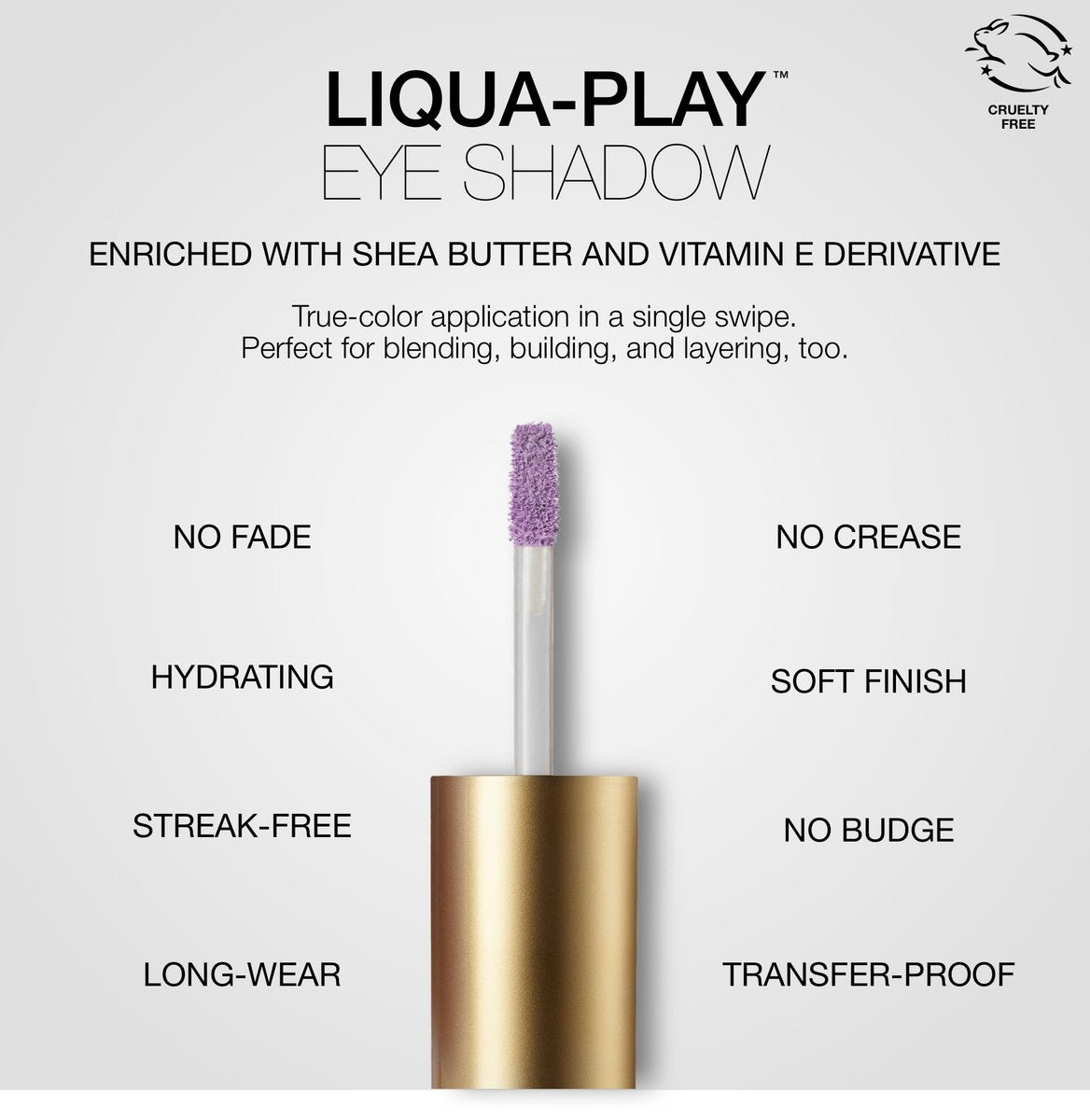 stila Liqua Play Liquid Eye Shadow - Long-Wear Matte Cream Eyeshadow, Purple Peep Matte, 0.15 Fl Oz - görsel 3