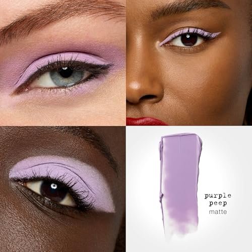 stila Liqua Play Liquid Eye Shadow - Long-Wear Matte Cream Eyeshadow, Purple Peep Matte, 0.15 Fl Oz - görsel 6
