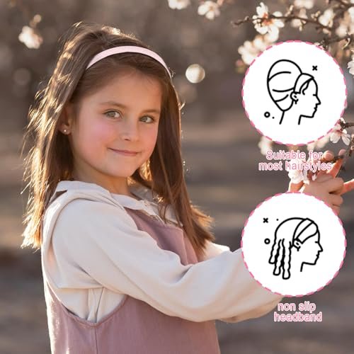 TODDER Thin Glitter Headbands for Girls – Sparkle Hair Accessories for Toddlers, Kids & Women (Pack of 6) - görsel 6