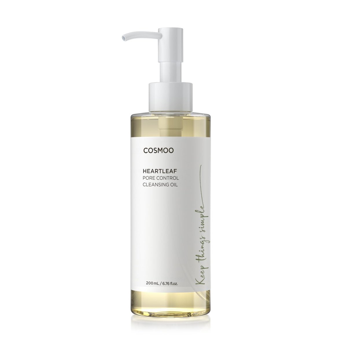 COSMOO Deep Cleansing Oil – Pore Control Oil Cleanser for Makeup Removal & Blackhead Care, Korean Skin Care, All Skin Types, 6.76 fl oz - görsel 1