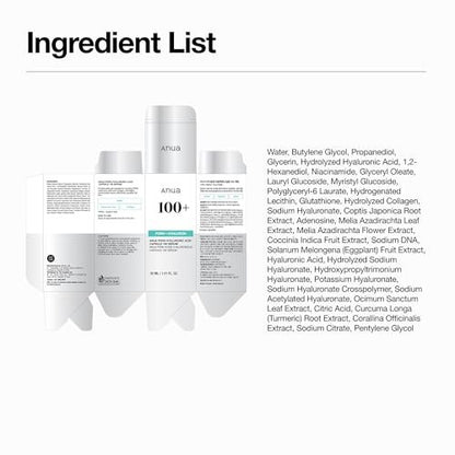 Anua PDRN Hyaluronic Acid Capsule 100 Serum - Hydrating & Plumping Face Serum with Salmon DNA, Glass Skin Effect, Lightweight Korean Skincare, 1.01 fl oz Avelisse