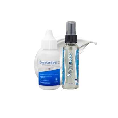 GHOSTBOND XL 1.3oz & No Sweat Scalp Antiperspirant 2oz Set – Water & Oil-Resistant Wig Glue and Sweat-Control Formula for Secure Bonding of Lace Wigs & Hair Systems Avelisse