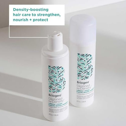 Briogeo Destined for Density Caffeine + Biotin Peptide Density Shampoo & Conditioner Duo – Increase Hair Thickness & Volume for Fine or Thinning Hair, Sulfate-Free, Vegan & Cruelty-Free (16 Fl Oz Each) Avelisse