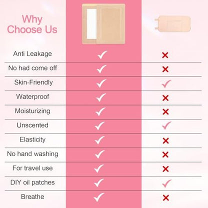 Extra Large Castor Oil Pack Wrap – 20 Pack, Self-Adhesive, Organic Cotton Flannel, No Washing, Anti-Leak, 11.02 x 6.29 in, Skin Avelisse