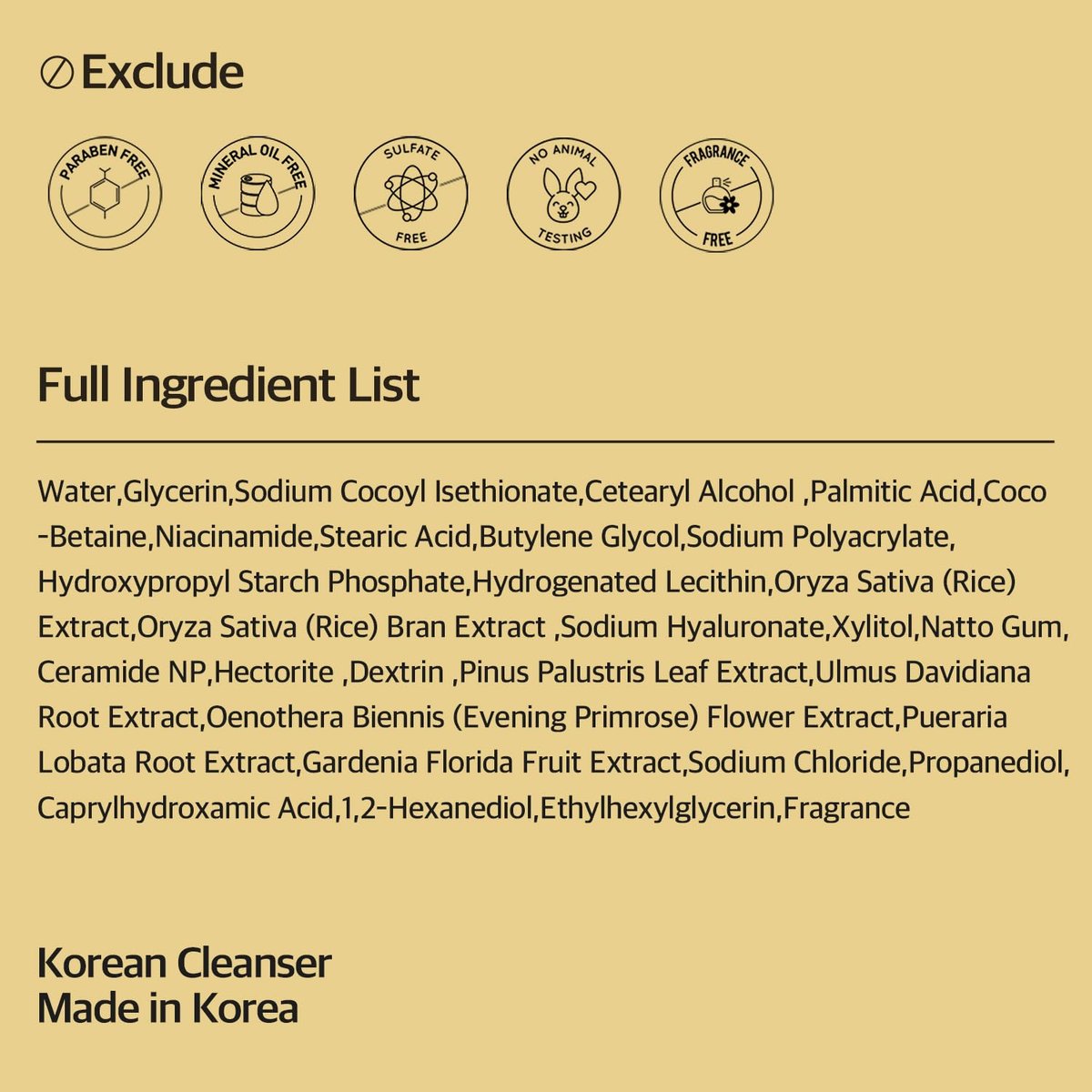Rice Mask Cleanser 6.76 fl oz - Glow-Boosting & Hydrating Face Wash with Jeju Rice & Natto Gum, Gentle Exfoliating Daily Foam Cleanser, Deep Pore Cleansing, Non-Irritating - Korean Skin Care - görsel 13