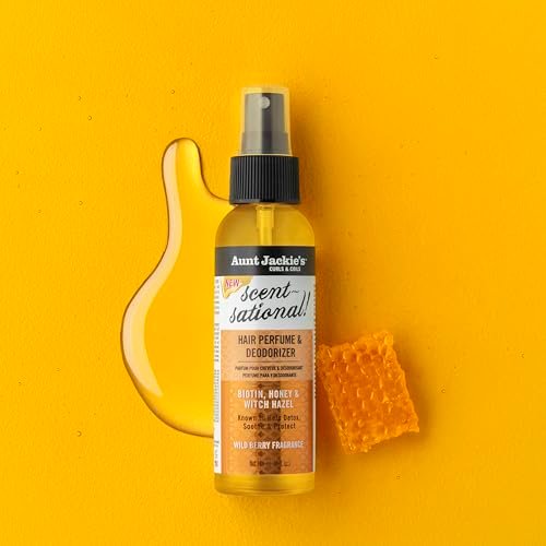 Aunt Jackie’s Braid + Twist Collection Scent-Sational Hair Perfume & Deodorizer – Neutralize Odors and Refresh Hair with Witch Hazel, Biotin, and Honey – 4 fl oz - görsel 6