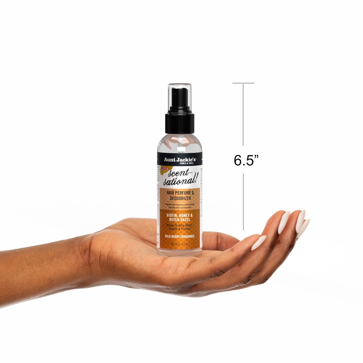 Aunt Jackie’s Braid + Twist Collection Scent-Sational Hair Perfume & Deodorizer – Neutralize Odors and Refresh Hair with Witch Hazel, Biotin, and Honey – 4 fl oz - görsel 11