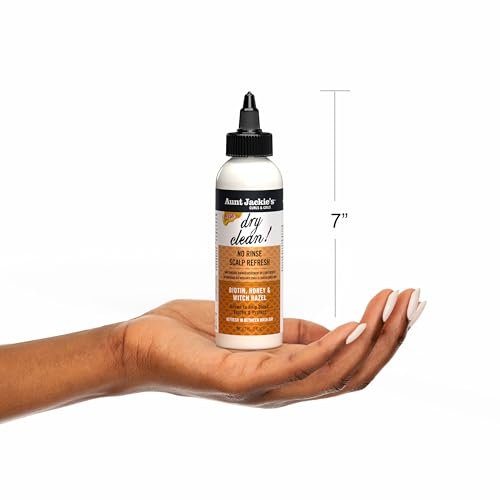 Aunt Jackie’s Braid + Twist Collection Dry Clean! No Rinse Scalp Refresh – Detox & Moisturize with Witch Hazel, Scalposine, Biotin & Honey – 6 fl oz - görsel 14