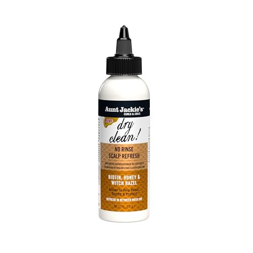Aunt Jackie’s Braid + Twist Collection Dry Clean! No Rinse Scalp Refresh – Detox & Moisturize with Witch Hazel, Scalposine, Biotin & Honey – 6 fl oz - görsel 2