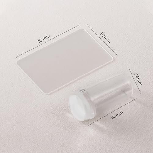 French Tip Nail Stamper Kit – Silicone Jelly Nail Art Stamper with Scraper, Reusable Tear-Resistant Tool for Perfect French Manicure at Home - görsel 12