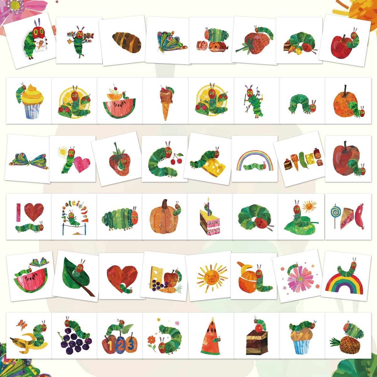 Andi Cppss Hungry Insects Temporary Tattoo - 144PCS Kids Temporary Tattoos for Party Supplies, Insect Theme Tattoo Stickers for Kids, Cute Animal Tattoos for Classroom Reward, Birthday Party, Event Decor Avelisse