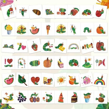 Andi Cppss Hungry Insects Temporary Tattoo - 144PCS Kids Temporary Tattoos for Party Supplies, Insect Theme Tattoo Stickers for Kids, Cute Animal Tattoos for Classroom Reward, Birthday Party, Event Decor Avelisse