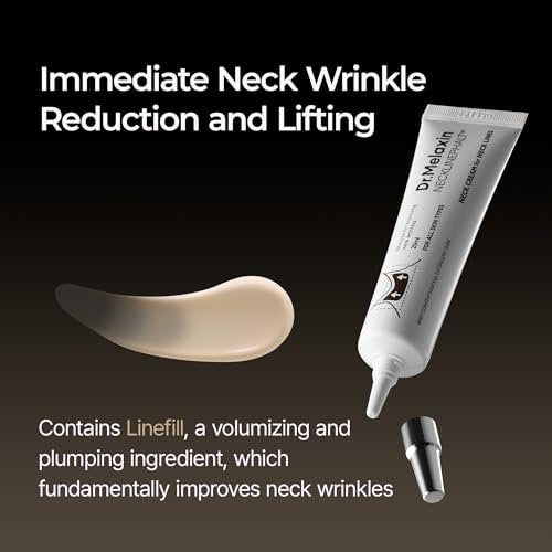 Dr.Melaxin Necklinephalt Spicule Neck Cream – Microneedle Firming & Lifting Treatment for Turkey Neck & Sagging Skin, Peptides for Wrinkle Care & Skin Tightening, Korean Skincare 1.69 fl.oz Avelisse