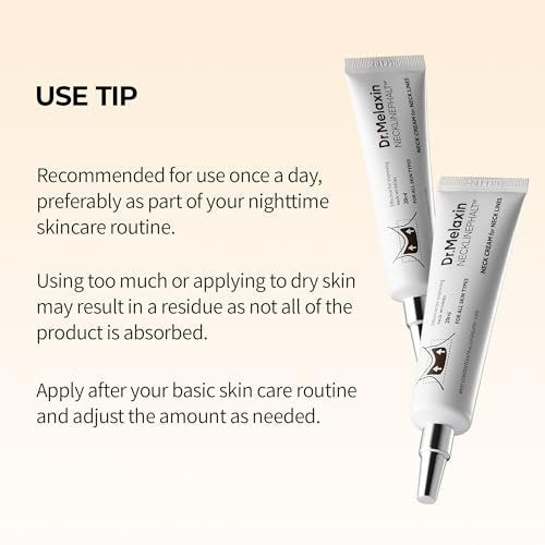 Dr.Melaxin Necklinephalt Spicule Neck Cream – Microneedle Firming & Lifting Treatment for Turkey Neck & Sagging Skin, Peptides for Wrinkle Care & Skin Tightening, Korean Skincare 1.69 fl.oz Avelisse
