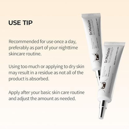 Dr.Melaxin Necklinephalt Spicule Neck Cream – Microneedle Firming & Lifting Treatment for Turkey Neck & Sagging Skin, Peptides for Wrinkle Care & Skin Tightening, Korean Skincare 1.69 fl.oz Avelisse