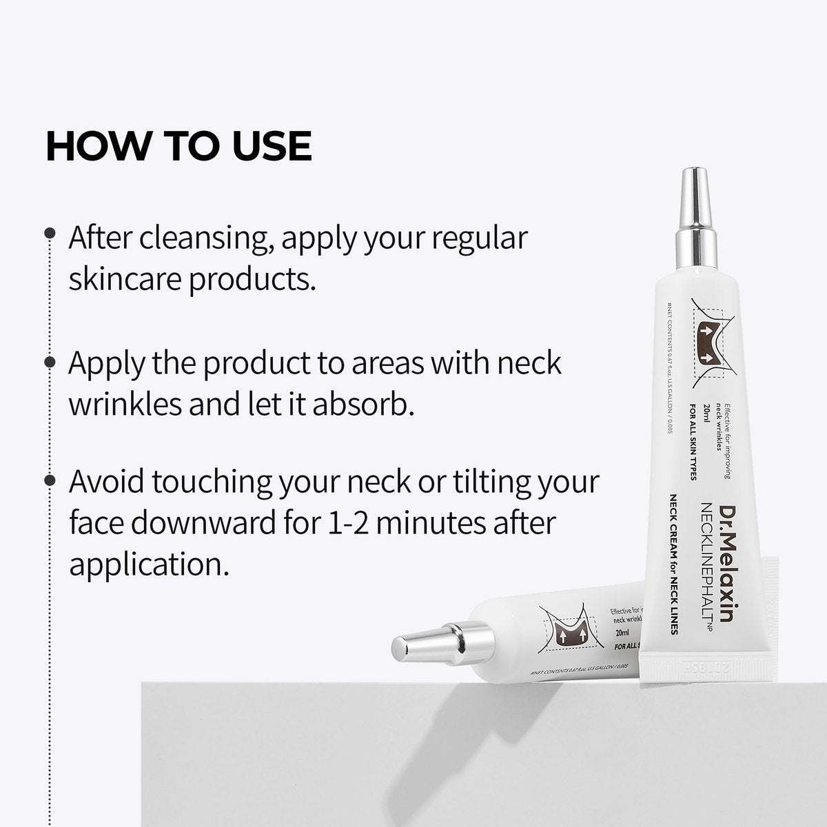 Dr.Melaxin Necklinephalt Spicule Neck Cream – Microneedle Firming & Lifting Treatment for Turkey Neck & Sagging Skin, Peptides for Wrinkle Care & Skin Tightening, Korean Skincare 1.69 fl.oz Avelisse