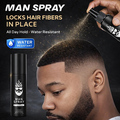 Hair Fiber Locking Spray with Sea Salt & Keratin – Long-Lasting Hold for Hair Fibers | THE MAN KIT Replenishment Avelisse