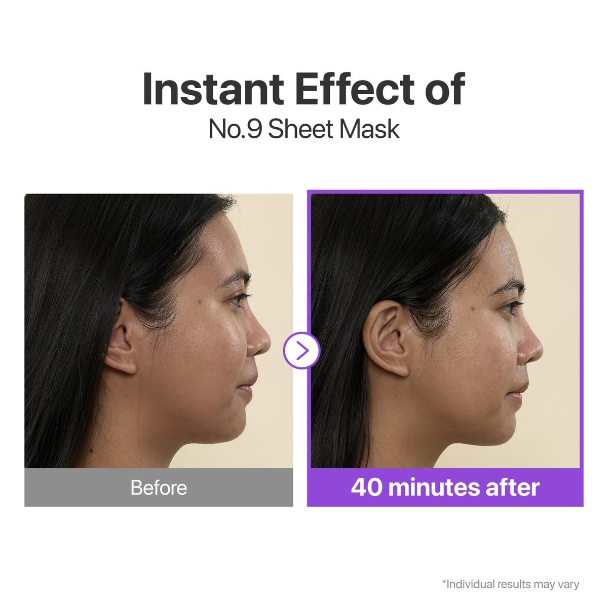 numbuzin No.9+ NAD+ BIO Lifting Full Face Mask – Peptide & Collagen Two-Piece Firming Mask for Smooth, Defined-Looking Skin, 4 Sheets + Lifting Band - görsel 8