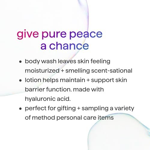 Method Body Wash (18oz) and Lotion (14oz) Gift Set, Pure Peace Avelisse