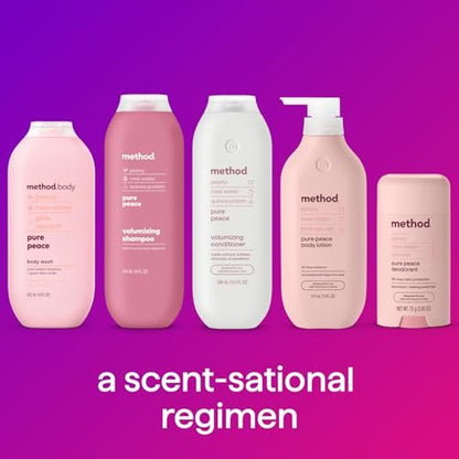 Method Simply Nourish Body Wash & Hair Care Gift Set – 3 Pack, 15.17 Fl Oz Each Avelisse