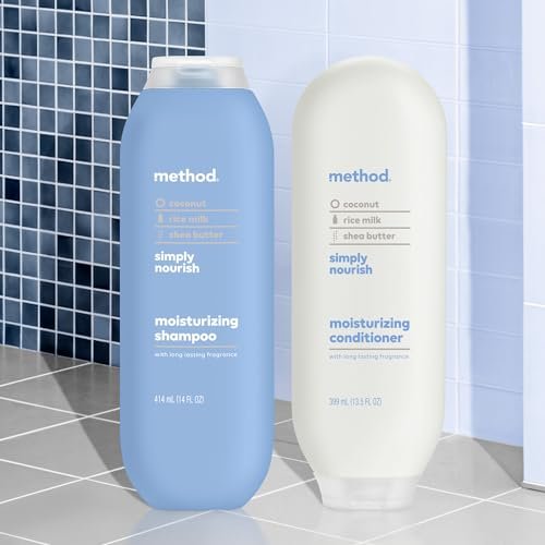 Method Simply Nourish Body Wash & Hair Care Gift Set – 3 Pack, 15.17 Fl Oz Each Avelisse