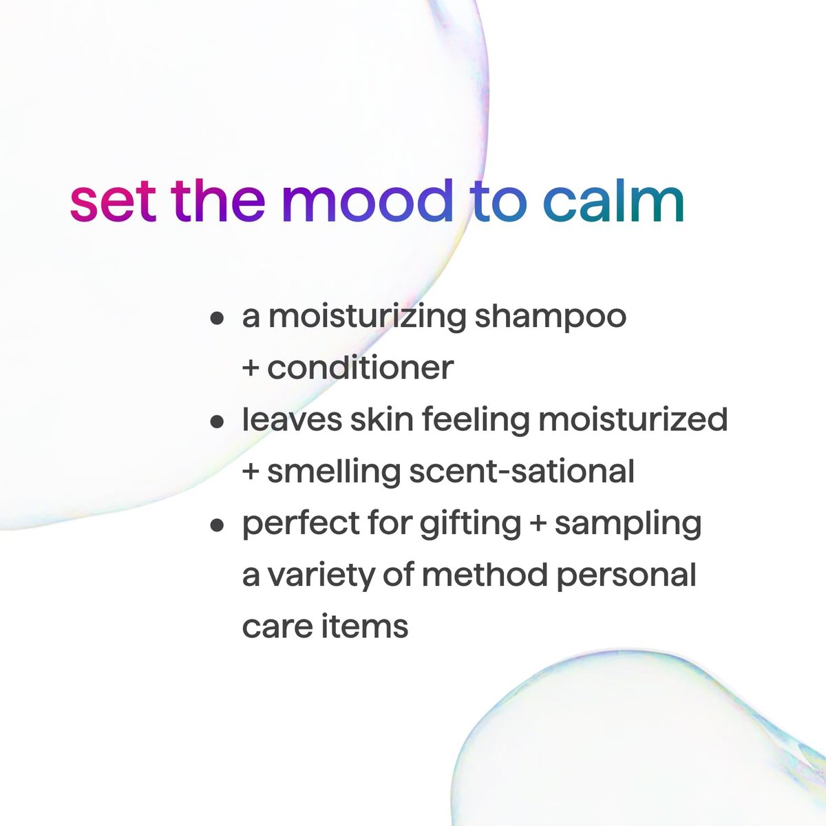 Method Simply Nourish Body Wash & Hair Care Gift Set – 3 Pack, 15.17 Fl Oz Each Avelisse
