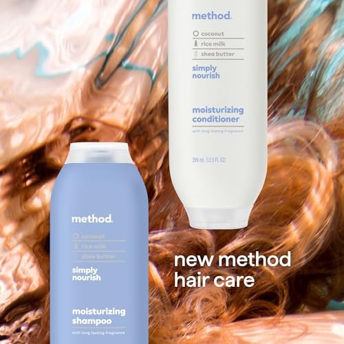 Method Simply Nourish Body Wash & Hair Care Gift Set – 3 Pack, 15.17 Fl Oz Each Avelisse