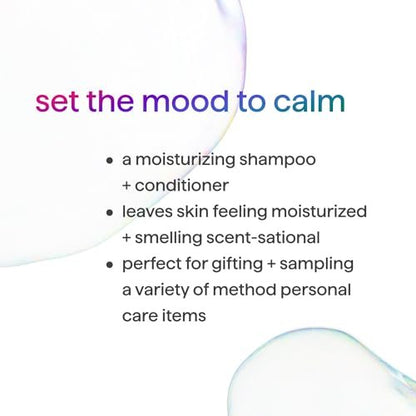 Method Simply Nourish Body Wash & Hair Care Gift Set – 3 Pack, 15.17 Fl Oz Each Avelisse