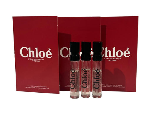 Chloe L'Eau de Parfum Intense Sample Perfume for Women - 1.2 ml / 0.04 oz (Set of 3)