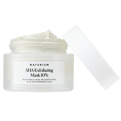 Naturium AHA Exfoliating Mask 10% – Glycolic & Lactic Acids for Radiant, Resurfaced Skin – Vegan & Cruelty-Free – 1.7 oz Avelisse