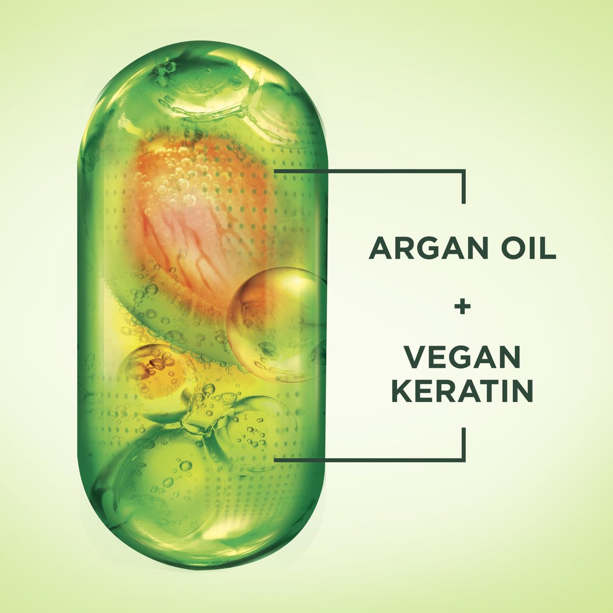 Garnier Fructis Sleek & Shine Shampoo, Conditioner & Anti-Frizz Serum Set for Frizzy, Dry Hair with Argan Oil - 3 Piece Kit Avelisse