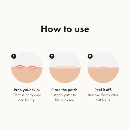 Mighty Patch Hero Body Patch – XXL Hydrocolloid Patch for Bacne, Chestne & Body Breakouts (4 Count) - görsel 16