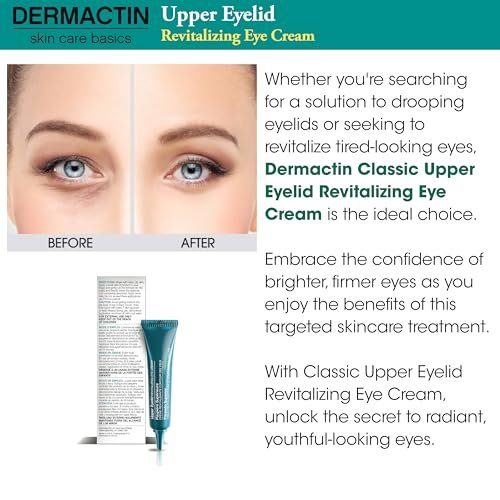 Dermactin Classic Upper Eyelid Revitalizing Eye Cream – 1 oz. Firming & Hydrating Formula Avelisse