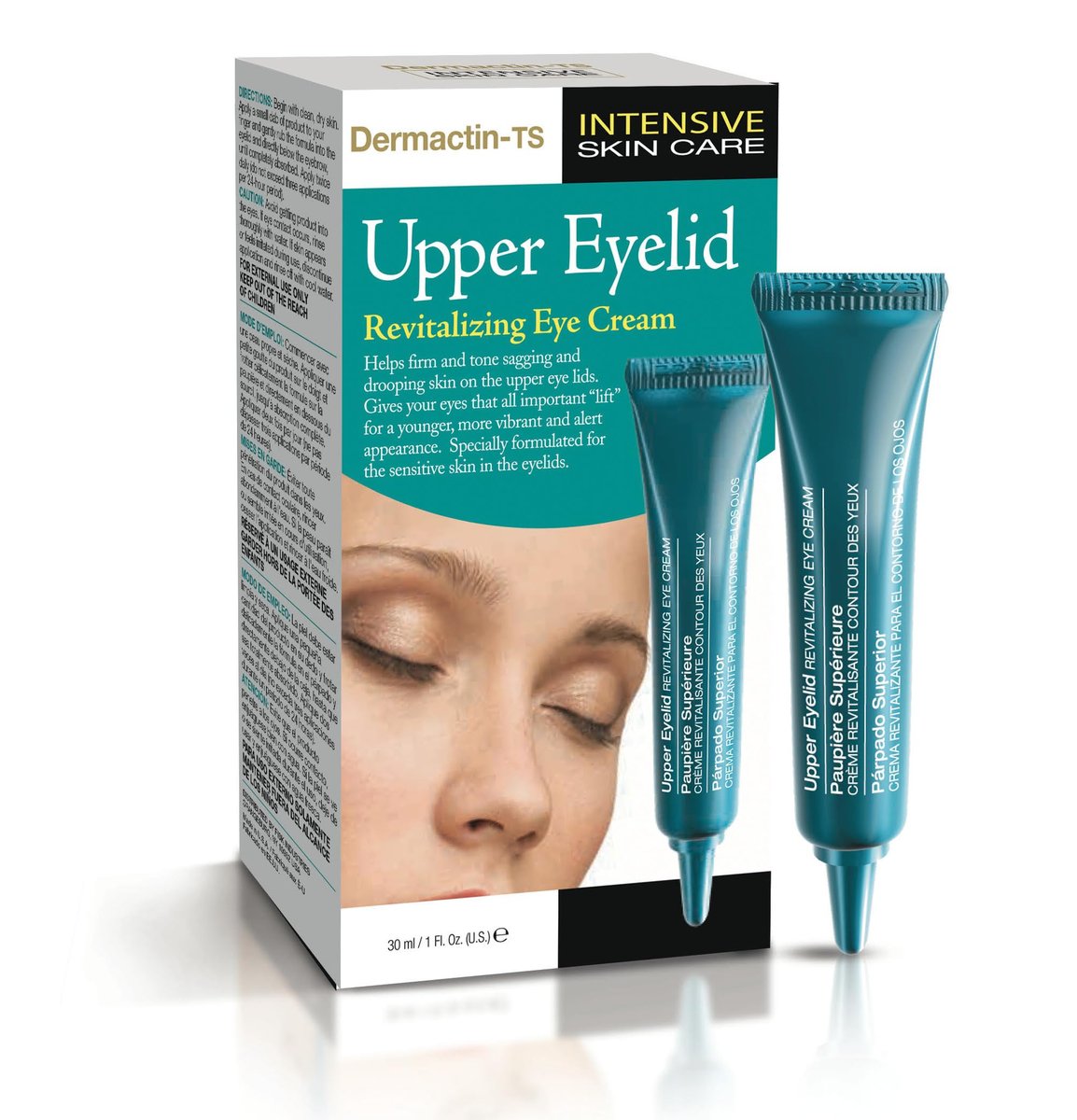 Dermactin Classic Upper Eyelid Revitalizing Eye Cream – 1 oz. Firming & Hydrating Formula Avelisse