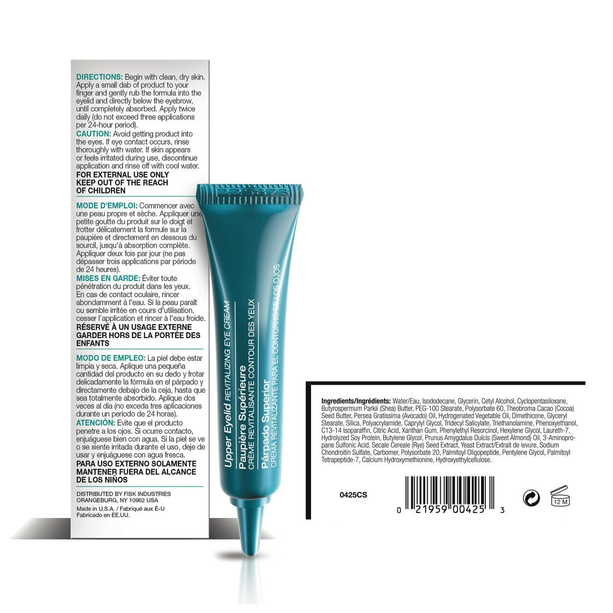 Dermactin Classic Upper Eyelid Revitalizing Eye Cream – 1 oz. Firming & Hydrating Formula Avelisse