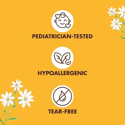 SheaMoisture Baby Essentials Body Wash & Shampoo + Curls & Coils Conditioner & Detangler with Raw Shea, Chamomile & Argan Oil, Pediatrician-Tested, Hypoallergenic, Tear-Free, 13 oz Each