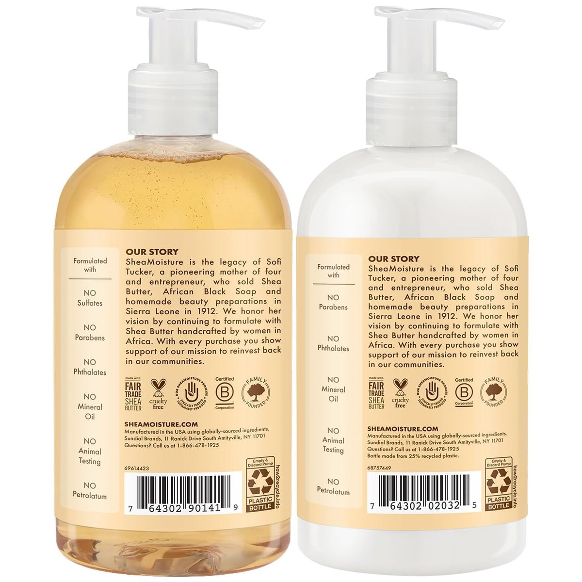 SheaMoisture Baby Essentials Body Wash & Shampoo + Curls & Coils Conditioner & Detangler with Raw Shea, Chamomile & Argan Oil, Pediatrician-Tested, Hypoallergenic, Tear-Free, 13 oz Each - görsel 3