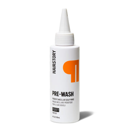Hairstory Pre-Wash – Prebiotic Micellar Scalp Rinse for Deep Clean, Removes Buildup and Oil, Balances Scalp Microbiome, Detergent Free, All Hair Types, 4 Fl Oz Avelisse
