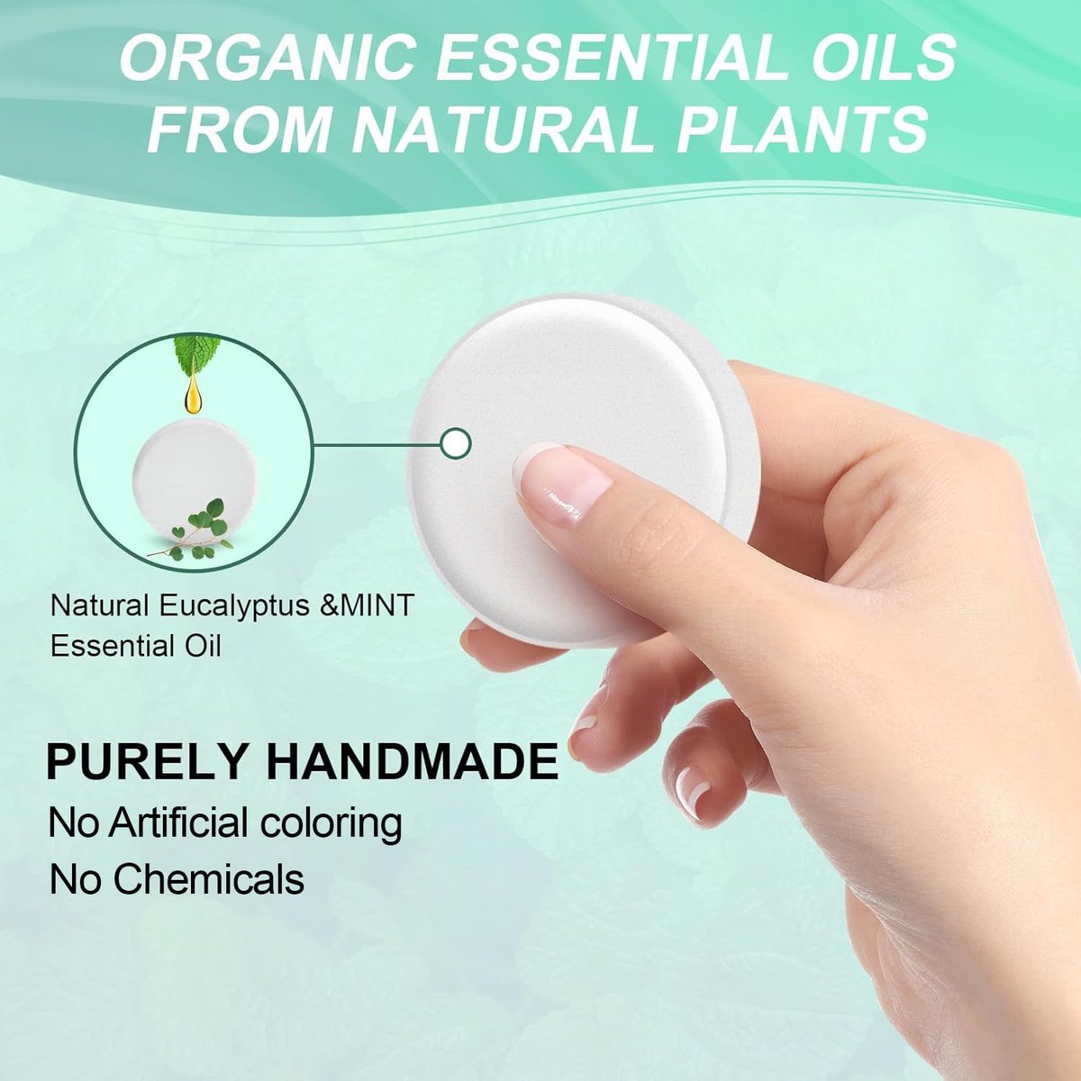 Vapor Shower Steamers Aromatherapy - 6 Pack Eucalyptus & Menthol Shower Tablets for Relaxation & Congestion Relief, Self-Care Spa Gifts for Mom, Husband, Wife, Women, Men - görsel 15