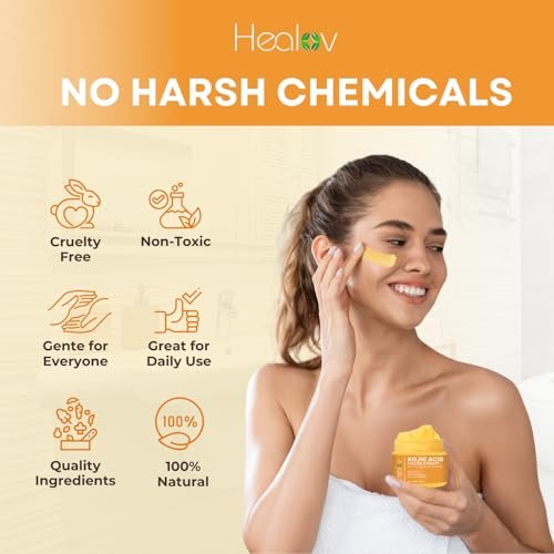 Kojic Acid Cream – Skin Brightening Cream for Age Spots, Hyperpigmentation, and Dark Spots – Glowing Skin Lotion - görsel 10
