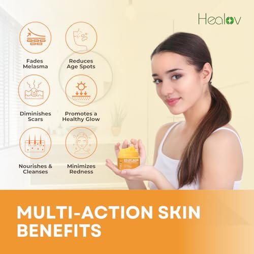 Kojic Acid Cream – Skin Brightening Cream for Age Spots, Hyperpigmentation, and Dark Spots – Glowing Skin Lotion - görsel 6
