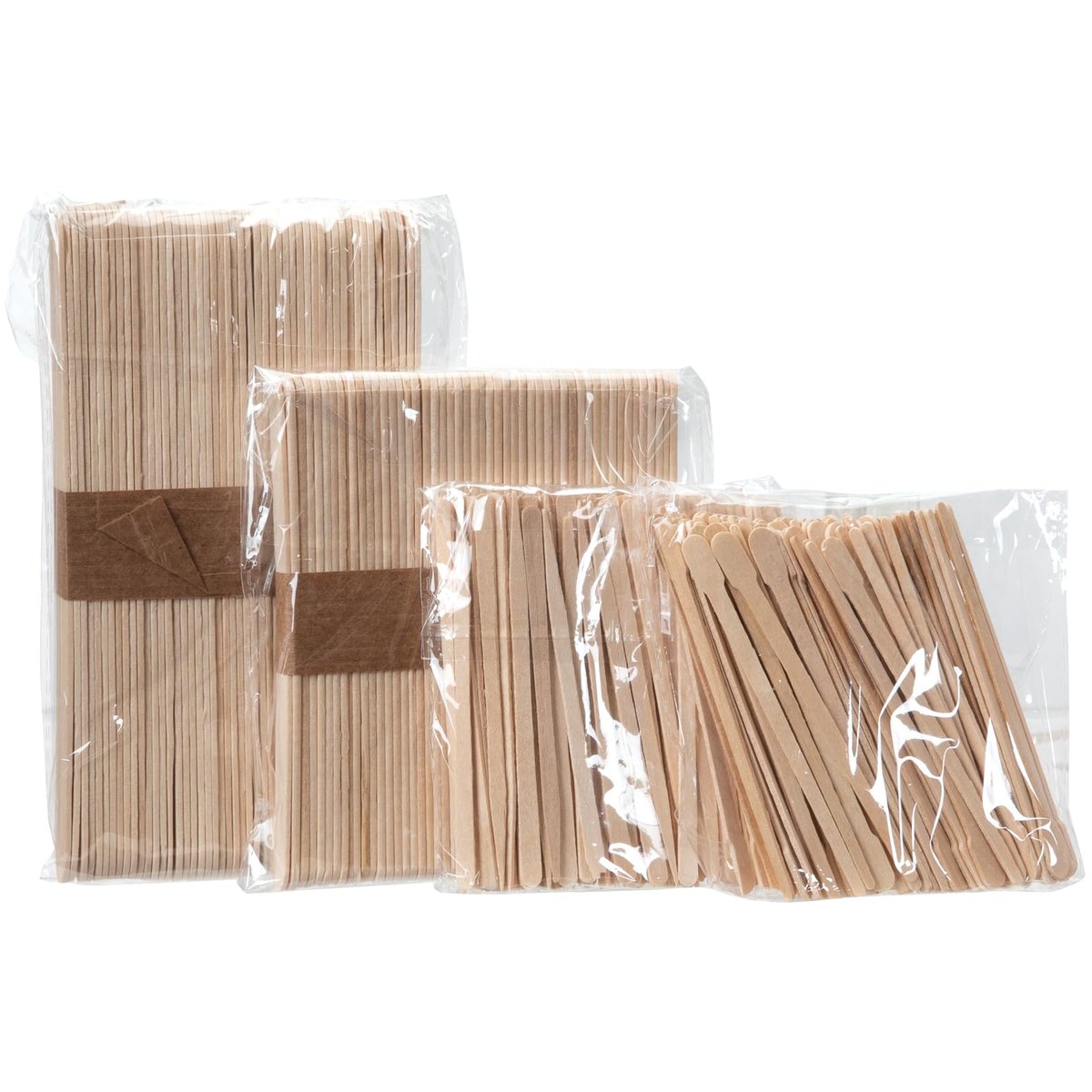 ForPro Premium Wood Stick 300 Pcs Kit - Non-Sterile Assorted Hair Removal Waxing Applicators for Face & Body - görsel 7