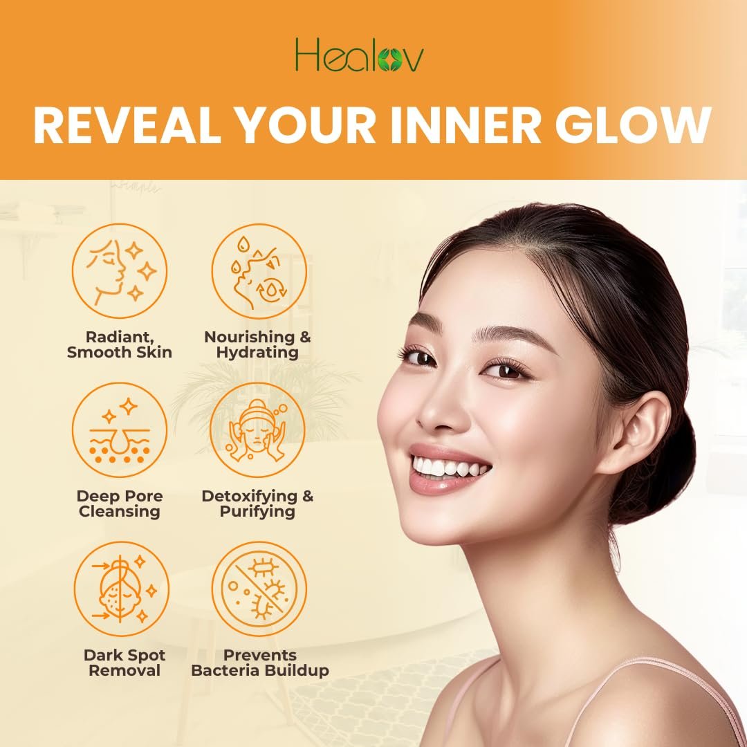 Healov Kojic Acid Serum – Dark Spot Remover for Face & Body – Skin Brightening Serum for Hyperpigmentation, Acne Scars, and Uneven Skin Tone – 1 oz - görsel 8