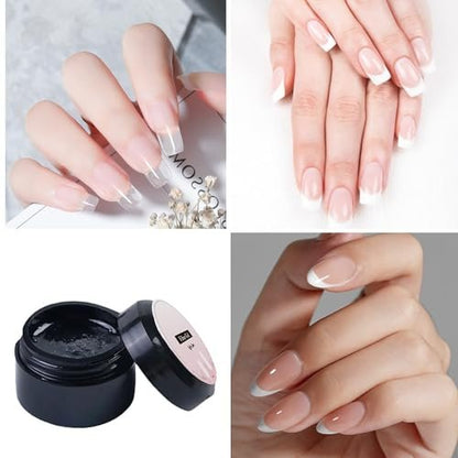 Nail Repair Kit for Split Natural Nail - Broken Nail Repair with Magical Silk Nail Wrap, Quick Building Solid Nail Glue Gel, Nail File - Nail Repair Kit with Shape Clip Nail Art Accessories Avelisse