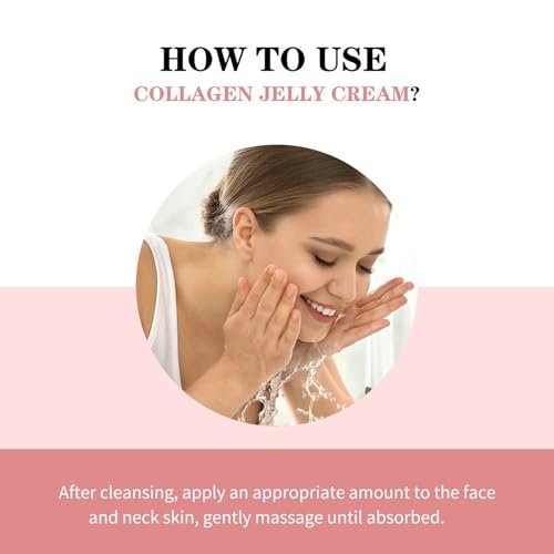 LOYOTICE Collagen Jelly Cream with Niacinamide & Freeze Dried Hydrolyzed Collagen - Boosts Elasticity & Hydration, Reduces Fine Lines & Dullness, Glowy Skin Moisturizer (3.38 fl oz) - görsel 13