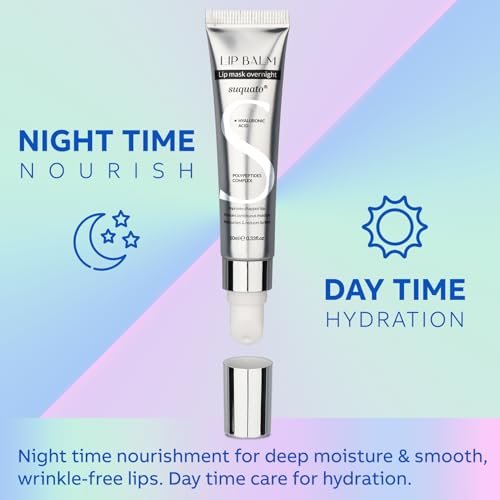 Peptide Lip Treatment Butter Balm: Mini Plumping Gloss Set for Dry Care, with Hyaluronic Acid and Mask Overnight for Glowy Skin, Travel Size Night Hydrating Balm - görsel 10