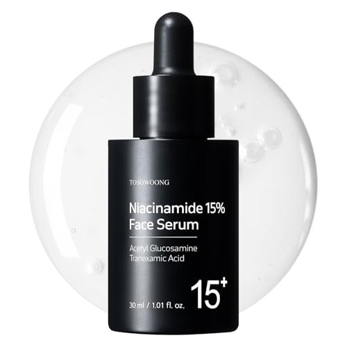 TOSOWOONG Niacinamide 15% Face Serum – Dark Spot Corrector, Pore Minimizer, Glass Skin, Korean Skincare, 30ml - görsel 2